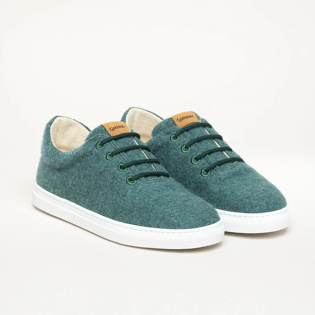 Wollsneaker Wool Walker grün