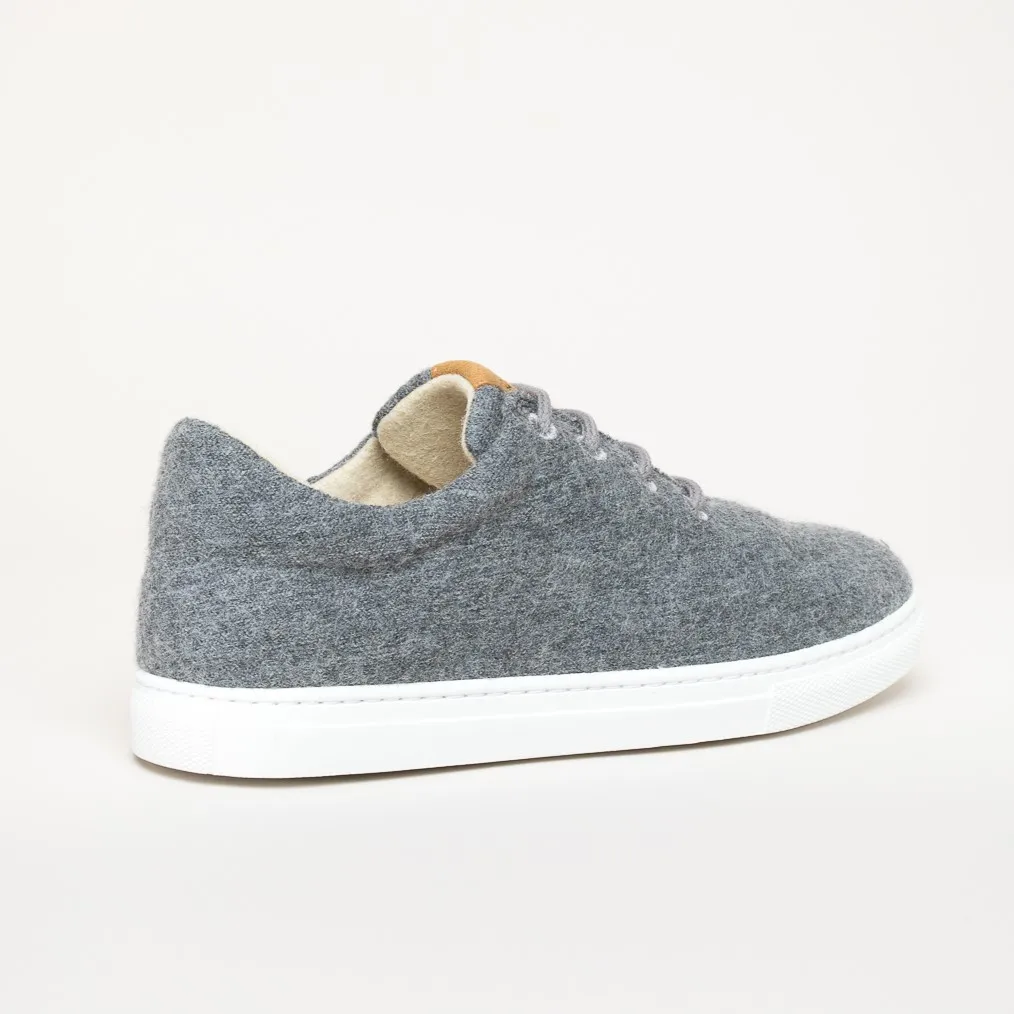 Wollsneaker Wool Walker grau