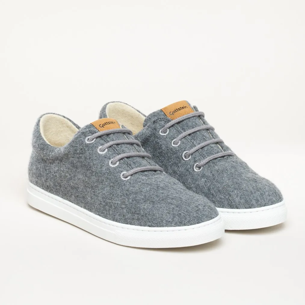 Wollsneaker Wool Walker grau