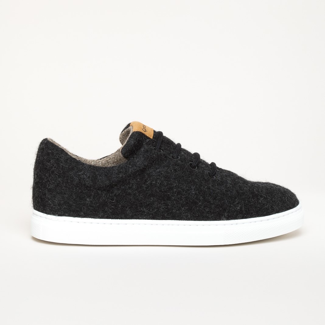 Wollsneaker Wool Walker schwarz