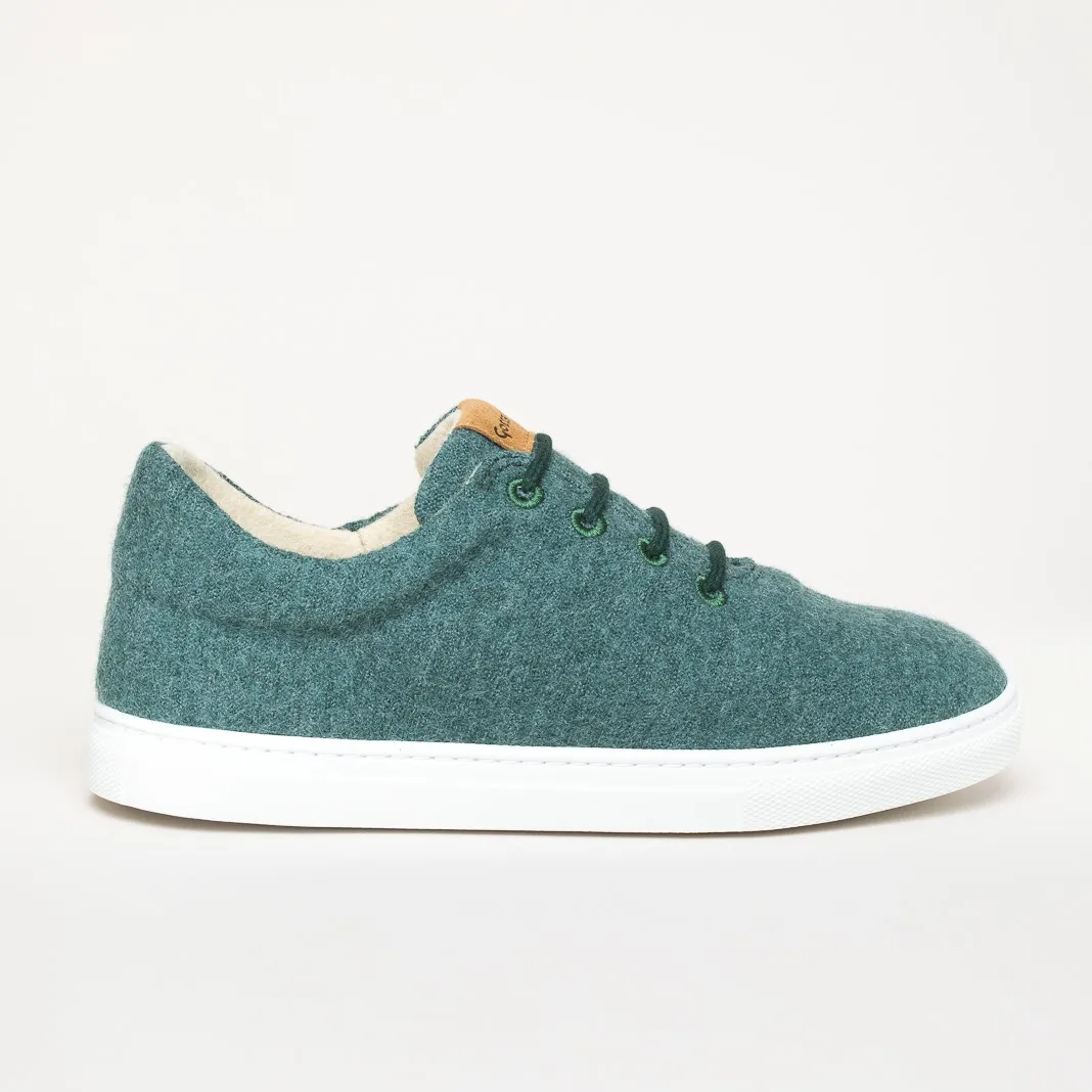 Wollsneaker Wool Walker grün