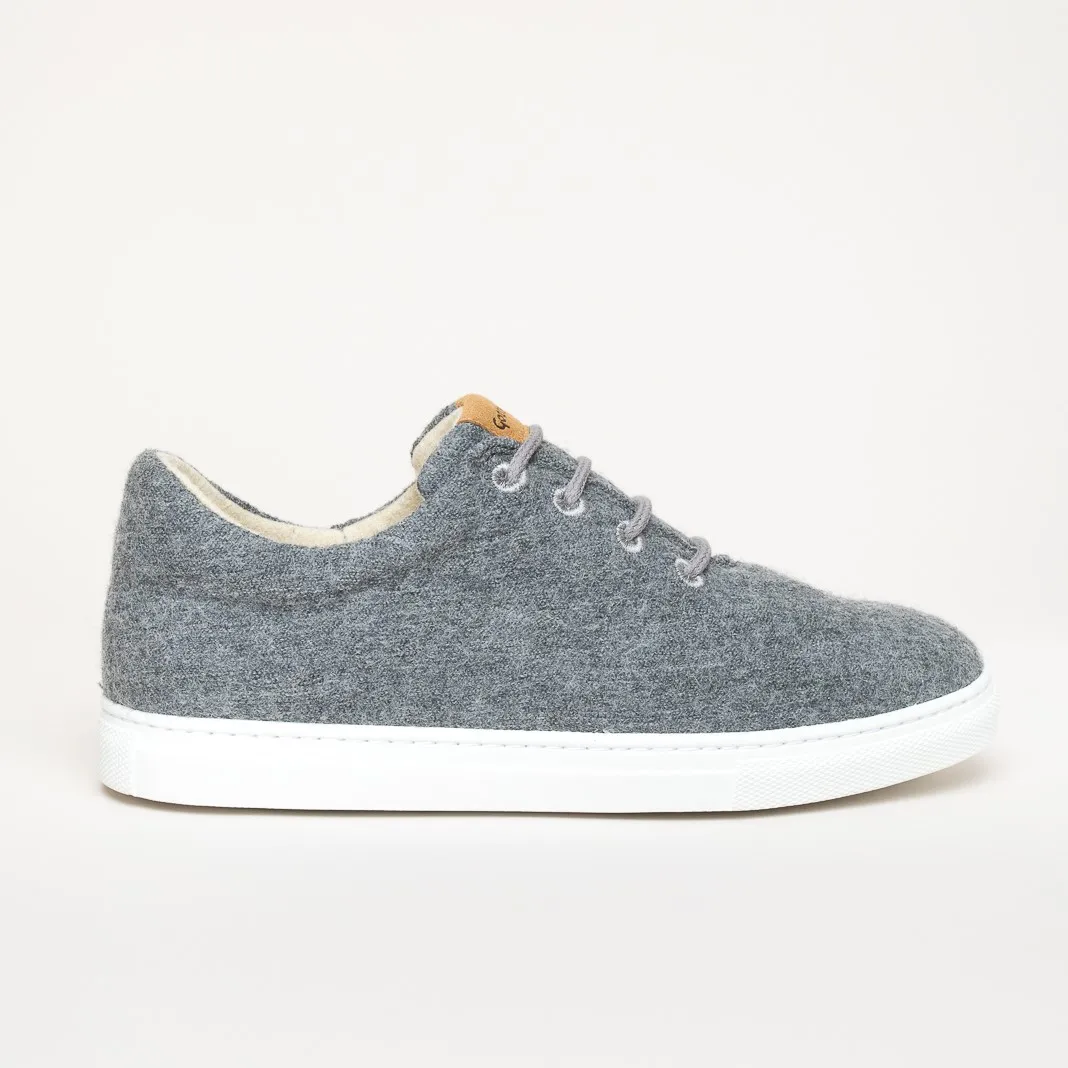 Wollsneaker Wool Walker grau