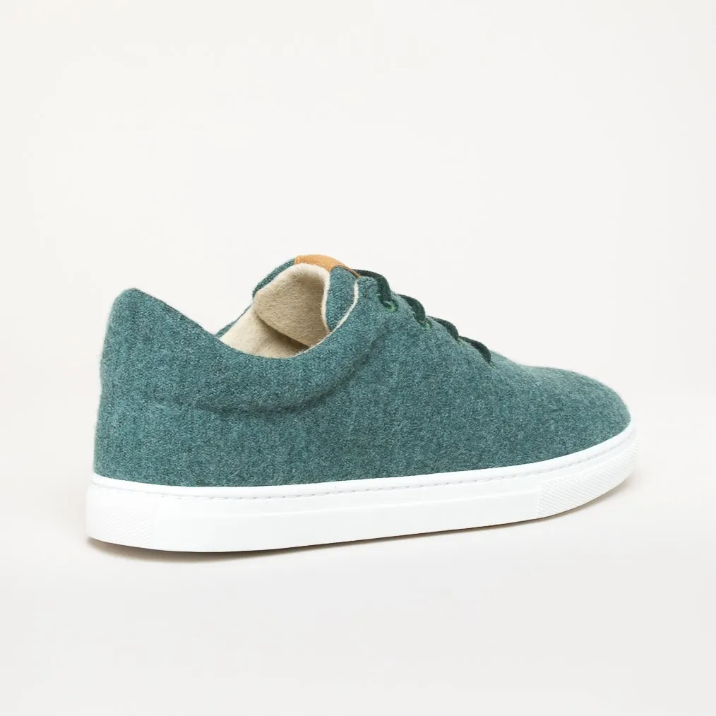 Wollsneaker Wool Walker grün